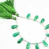 Natural green Emerald faceted Pear Drop Briolette Beads Strand 4500 Quantity 10 Beads Pairs and size 15mm approx.